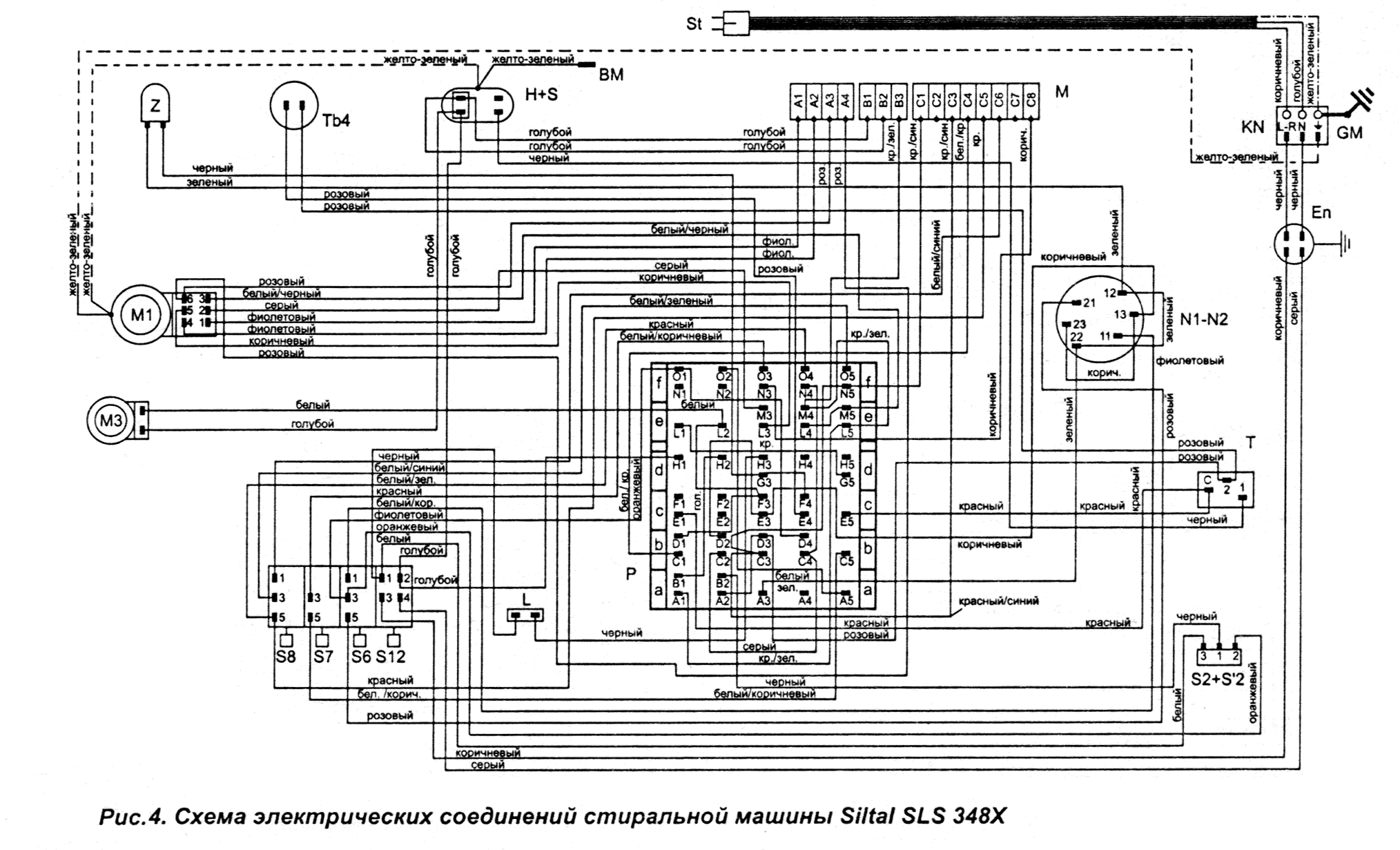 Блок управления стиральной машины канди схема - 98 фото